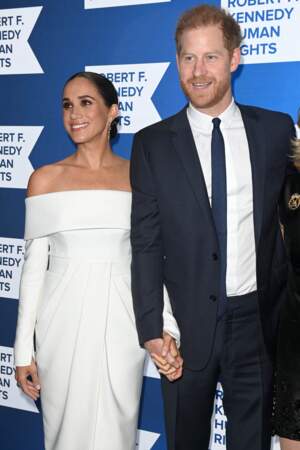 Le prince Harry et Megan Markle mis à l'honneur lors de la soirée de gala "Robert F. Kennedy Human Rights Ripple of Hope 2022", le 6 décembre 2022