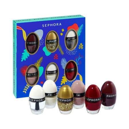 Kit De 6 Vernis À Ongles Color Hit Wishing You, Sephora Collection, 15,99€ chez Sephora et sur sephora.fr