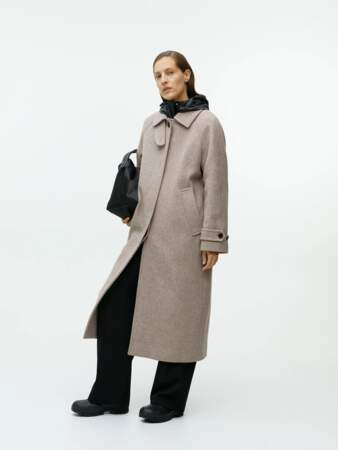 Manteau oversize en laine, ARKET, 279€