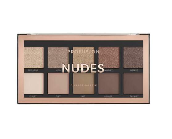 Palette Yeux Nude, Profusion Cosmetics, 9,50€ chez Nocibé et sur nocibe.fr