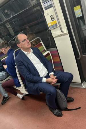 Jean-Castex dans le métro