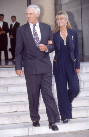 Jane Fonda et Ted Turner en 1994. L'actrice a 57 ans