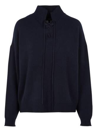 Pull en cachemire col montant, Theory, 375€