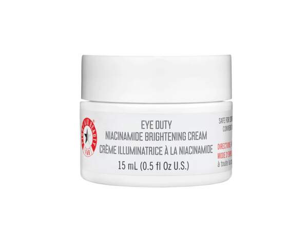 Crème Illuminatrice, Eye Duty Niacinamide Brightening Cream, First Aid Beauty, 36€
