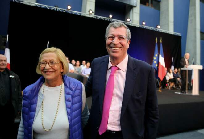 Patrick et Isabelle Balkany au meeting de Nicolas Sakozy à Boulogne-Billancourt le 25 novembre 2014
