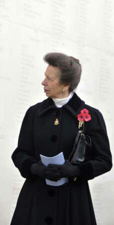 La princesse Anne porte le chignon haut à Stafford, le 11 novembre 2015