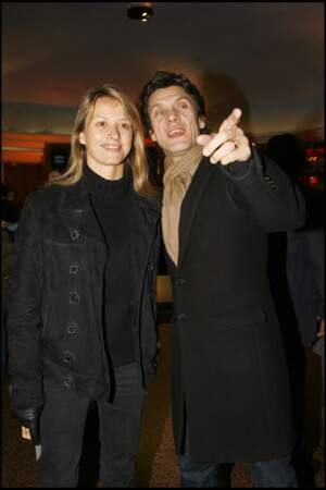 Marc et Sarah Lavoine en 2007 au Grand Rex