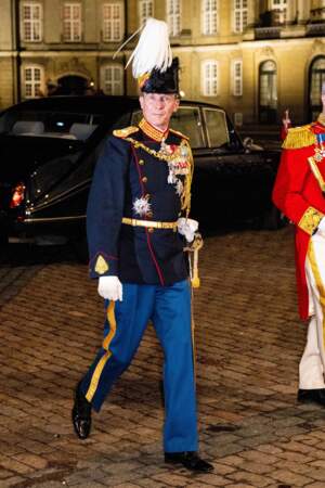 Le prince Joachim de Danemark est arrivé sans son épouse, la princesse Marie, à la soirée du Nouvel An à Copenhague, le 1er janvier 2023