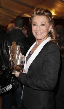 Sheila reçoit la plus belle des récompenses lors de la 28ème cérémonie des Victoires de la musique, le 8 février 2013