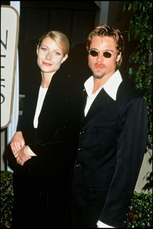 Brad Pitt et Gwyneth Paltrow aux Golden Globes en 1996