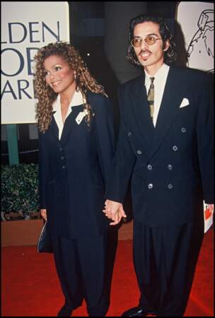 Janet Jackson et Rene Elizondo aux Golden Globes en 1994