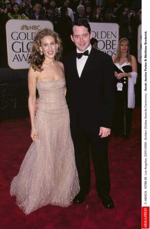 Sarah Jessica Parker et Matthew Broderick aux Golden Globes 2000