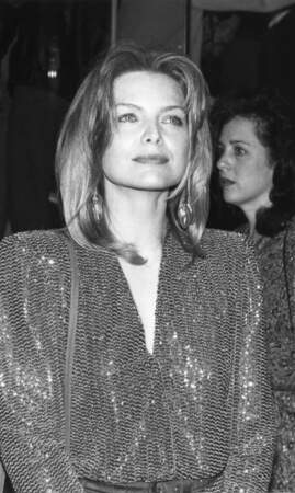 Michelle Pfeiffer à la 48e cérémonie des Golden Globes en 1991. 