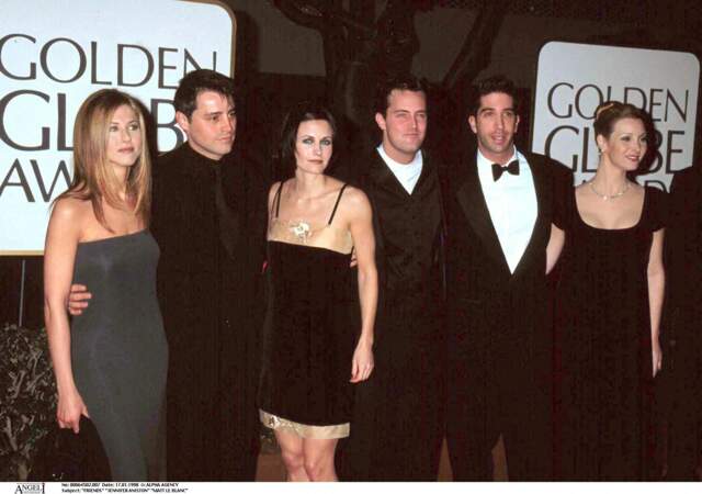 Le casting de Friends aux Golden Globes en 1998
