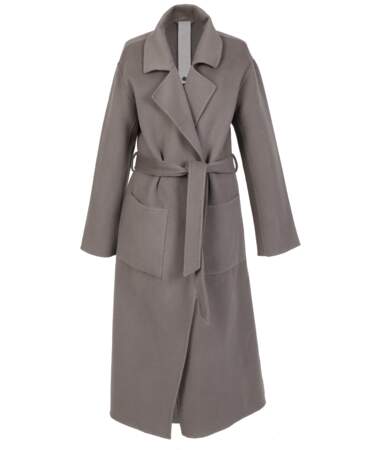 Manteau en laine mélangée avec ceinture à nouer Allegoria, Oakwood, 499€