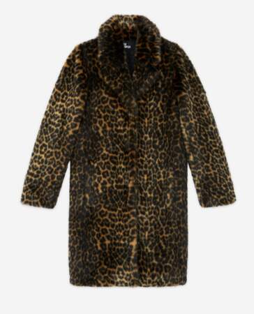 Manteau fausse fourrure léopard, The Kooples, 475€