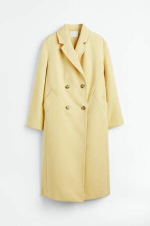 Manteau à fermeture croisée, H&M, 59,99€