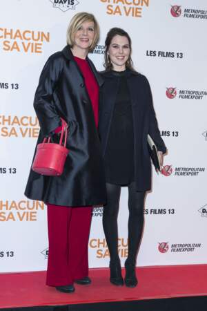 Chantal Ladesou et sa fille Clémence Ansault lors de l'avant-première du film "Chacun sa vie" en 2017.