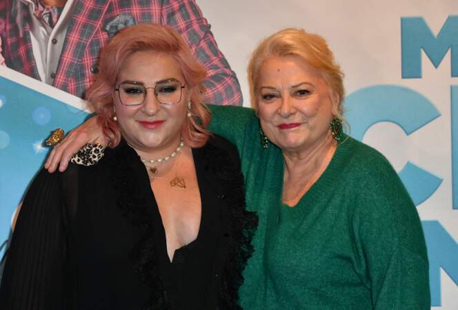 Josiane Balasko et Marilou Berry lors de l'avant-première du film "Mes très chers enfants", en décembre 2021