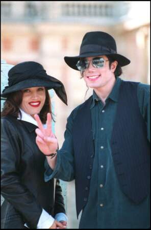 Lisa Marie Presley et Michael Jackson en 1994.