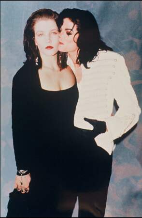 Lisa Marie Presley et Michael Jackson en 2003.