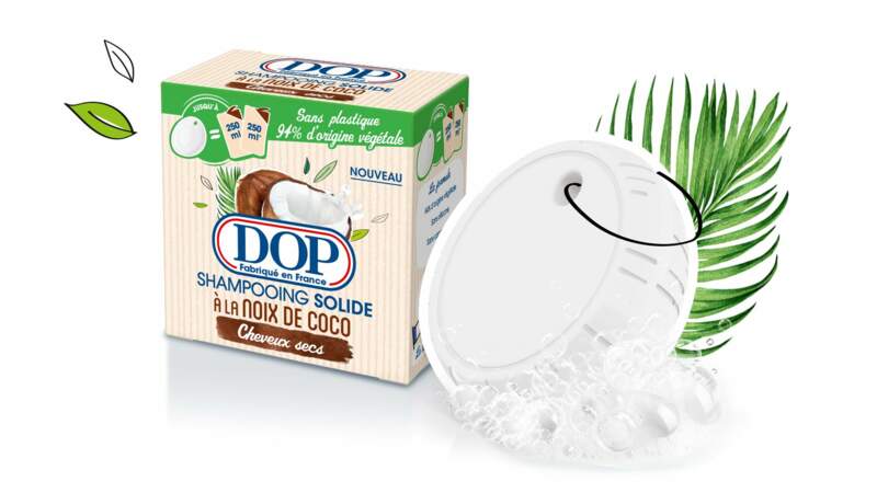 Shampoing solide Coco, DOP, 4,20€ les 65g en GMS