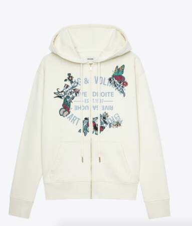 Sweatshirt Spencer Blason Flowers, Zadig & Voltaire, 165€ (au lieu de 275€)