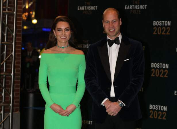 Le prince William garde le sourire 
à Boston lors de la 2ème cérémonie "Earthshot Prize Awards" à Boston. Et ce, malgré les tensions et la distance avec le prince Harry.