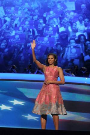 Michelle Obama adopte la robe midi pour l'ouverture de la convention démocrate à Charlotte