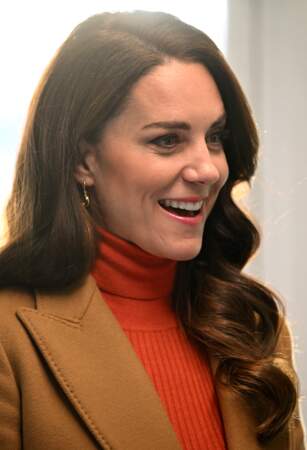 Kate Middleton tout sourire le 18 janvier 2023, une semaine après la sortie des mémoires du prince Harry