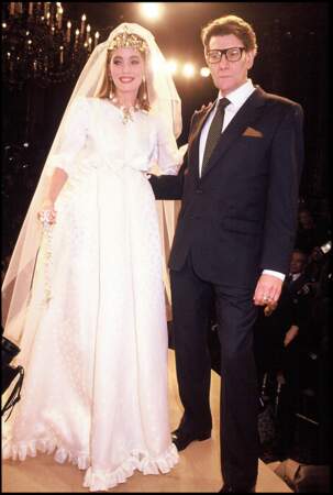 Robe de mariée Yves Saint Laurent - collection Haute Couture en 1991