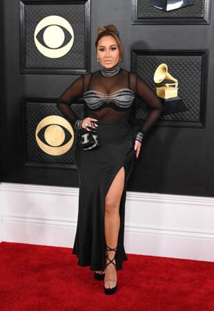 Adrienne Bailon - Photocall de la cérémonie des 65ème Grammy Awards à Los Angeles le 5 février 2023.