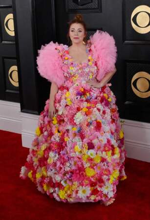 Alisha Gaddis sur le tapis rouge des Grammy Awards 2023