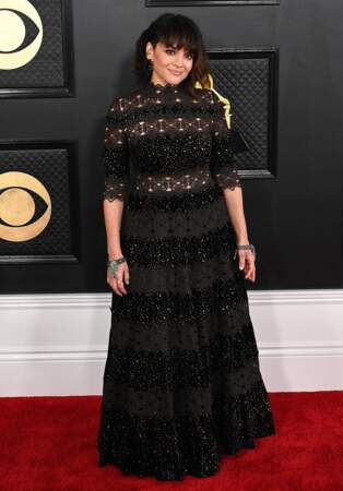Norah Jones  - Photocall de la cérémonie des 65ème Grammy Awards à Los Angeles le 5 février 2023.