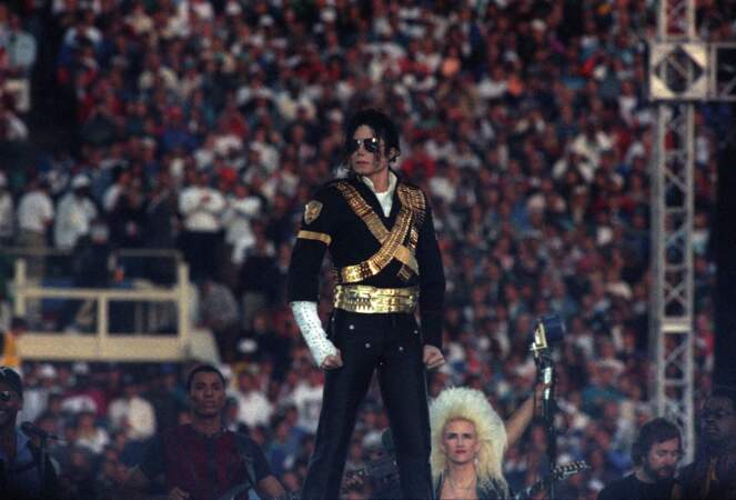 Michael Jackson à la mi-temps du Super Bowl en 1958 (Pasadena) 