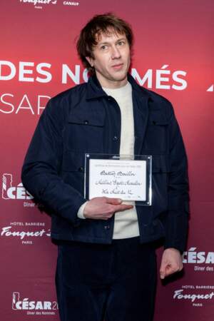 Bastien Bouillon joue dans "La Nuit du 12". Il est en lice dans la catégorie meilleur espoir masculin aux César 2023.