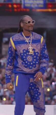 Snoop Dogg à la mi-temps du Super Bowl 2022 (Los Angeles)