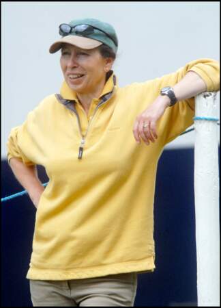 En 2006, la princesse Anne, sans chichi, aux Gatcombe Park Horse Trials. 