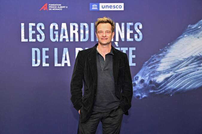 David Hallyday durant l'avant première mondiale du film "Les gardiennes de la planète", au Grimaldi Forum à Monaco, le 9 février 2023.