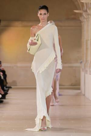 Robe blanche Victoria Beckham - collection prêt-à-porter printemps/été 2023