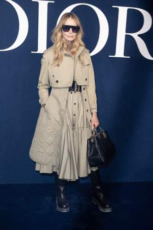 Elle Macpherson en front row du défilé Dior, le 28 février 2023 - prêt-à-porter automne-hiver 2023/2024