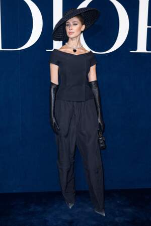 Sabina Jakubowicz en front row du défilé Dior, le 28 février 2023 - prêt-à-porter automne-hiver 2023/2024