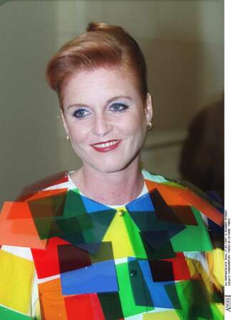 Sarah Ferguson à l'inauguration du Musée de la Mode à Paris en 1997