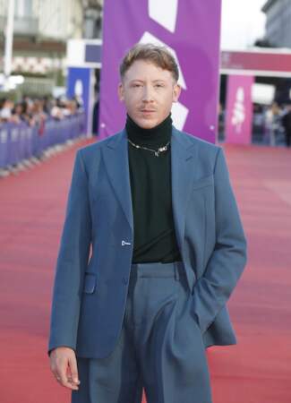 Eddy de Pretto présent à la cérémonie d'ouverture de la 48ème édition du Festival du Cinéma Américain de Deauville en 2022.