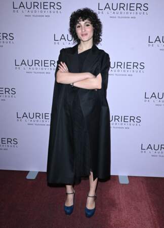 Barbara Pravi lors 28ème cérémonie des Lauriers de l'Audiovisuel au théâtre Marigny à Paris le 20 février 2023.