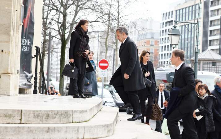 Nicolas Sarkozy fait son ultime adieu à son père Pal Sarkozy, le 9 mars 2023