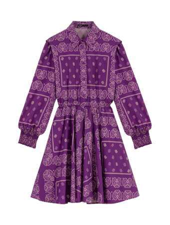 Robe imprimée, Maje x Eliou, 235€ en boutique mi-avril