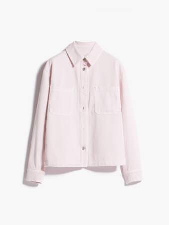 Veste style vêtement de travail en lin et coton, WEEKEND MAX MARA, 275€