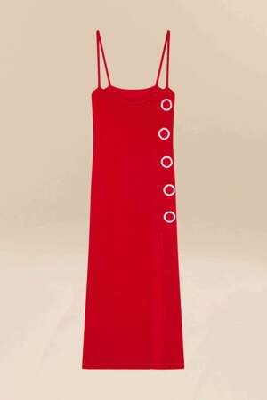 Robe longue en maille rouge - the mermaid uniform, Salut Beauté, 253€