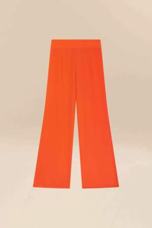 Pantalon spicy orange en soie - the gangster uniform, Salut Beauté, 143€